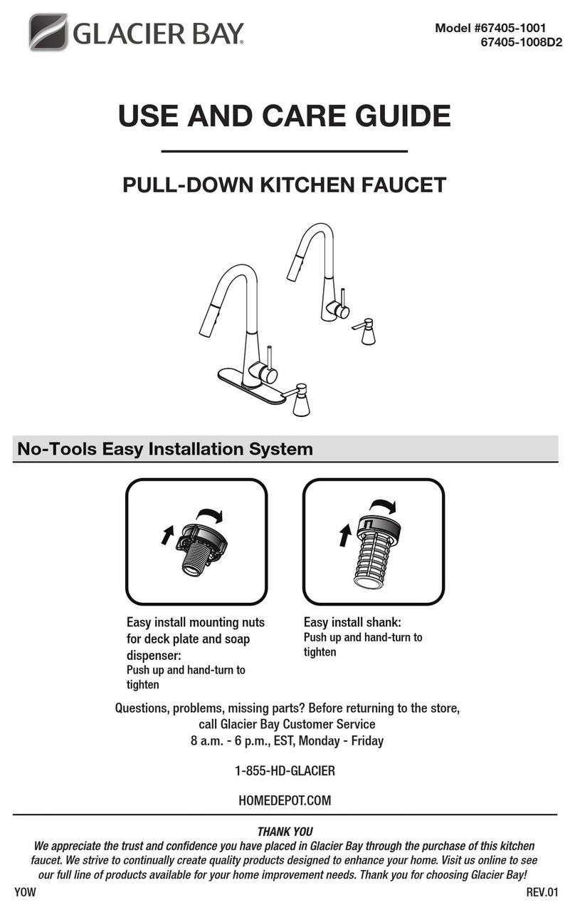 Glacier bay 67405-1001 User manual Glacier bay 67405-1001 User manual