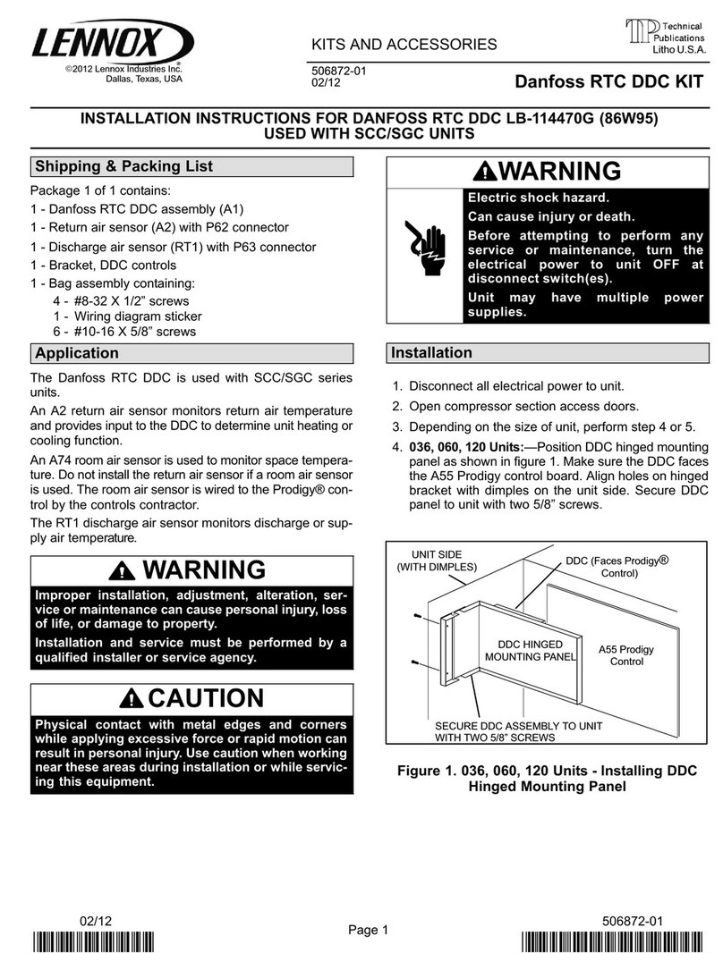 Lennox LB-114470G User manual
