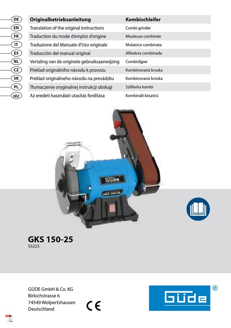 GÜDE GKS 150-25 Translation of the original instructions