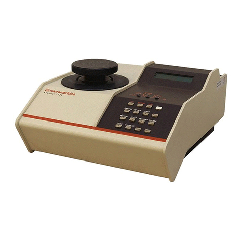 Micromeritics AccuPyc 1330 User manual