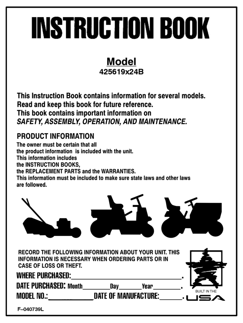 Murray 425619x24B User manual
