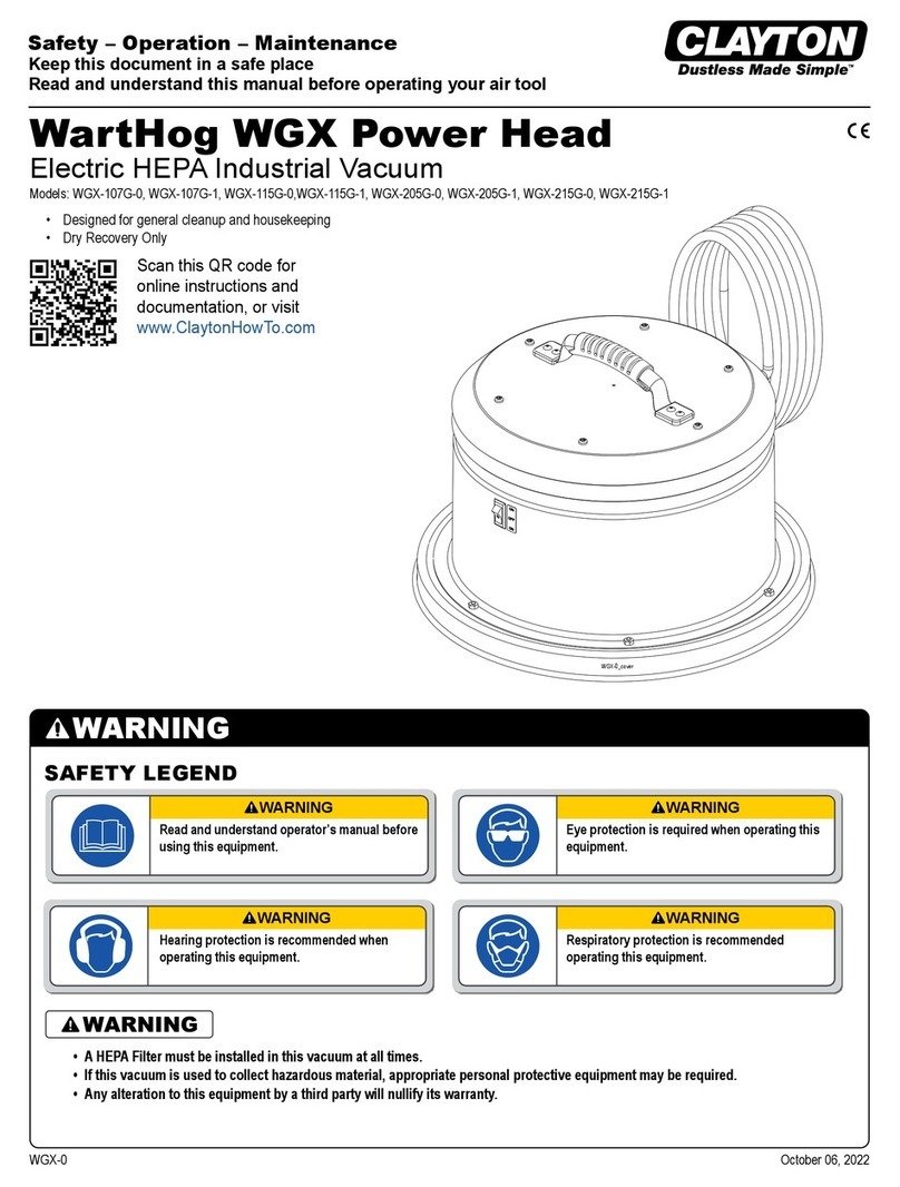 Clayton WGX-107G-0 Troubleshooting guide Clayton WGX-107G-0 Troubleshooting guide
