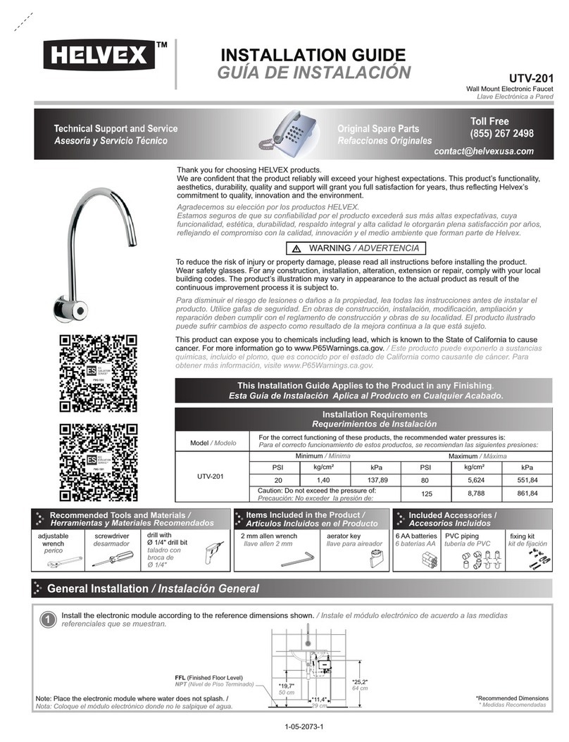 Helvex UTV-201 User manual
