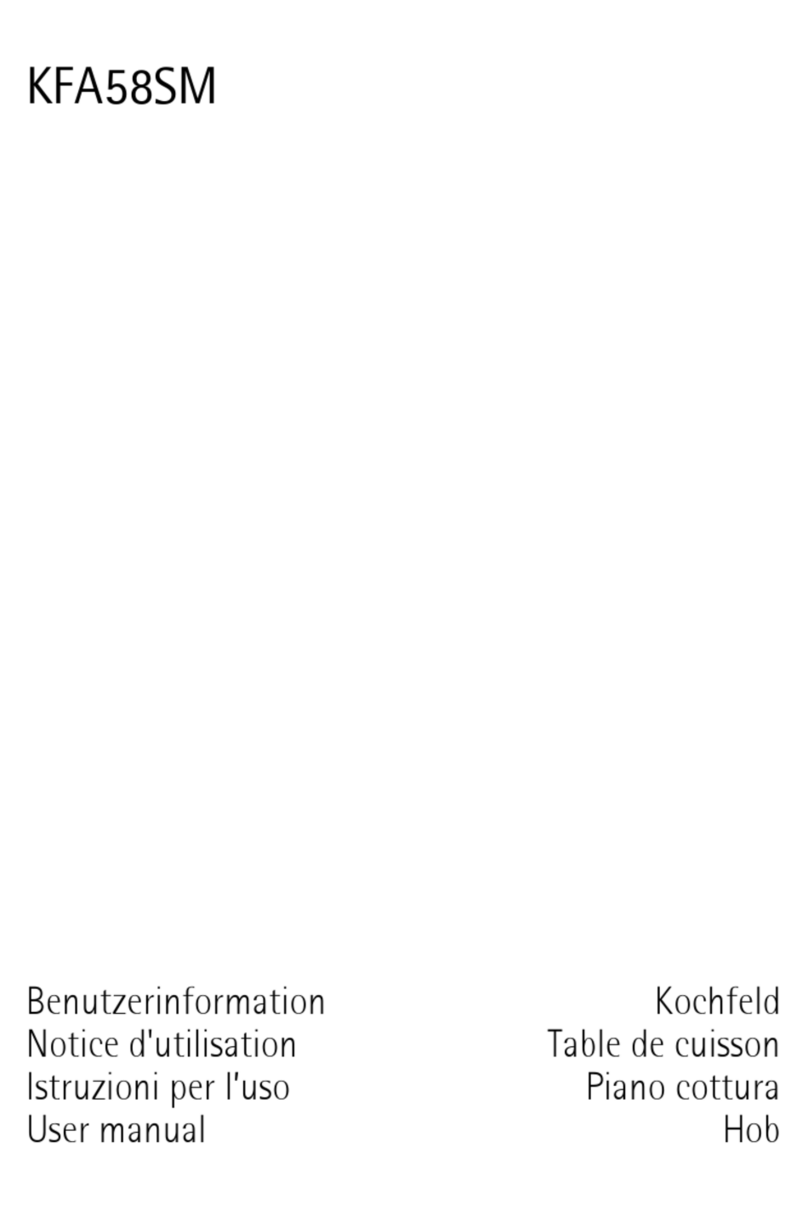 AEG KFA58SM User manual