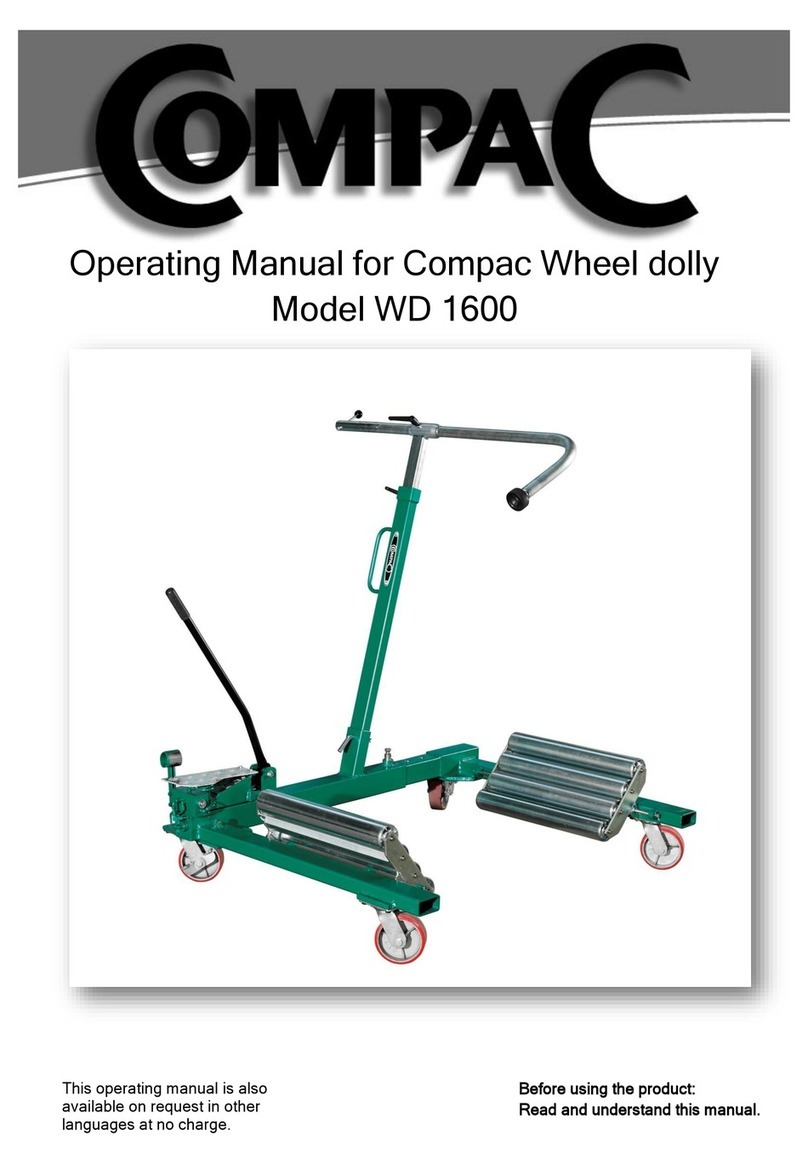 Compac WD 1600 User manual