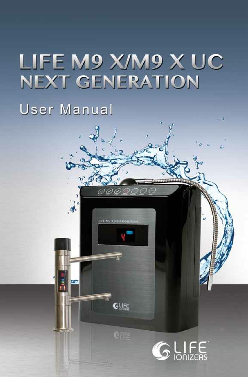 Life Ionizers M9 X NG user manual