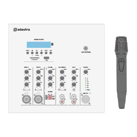 Avsl Adastra SA Series user manual