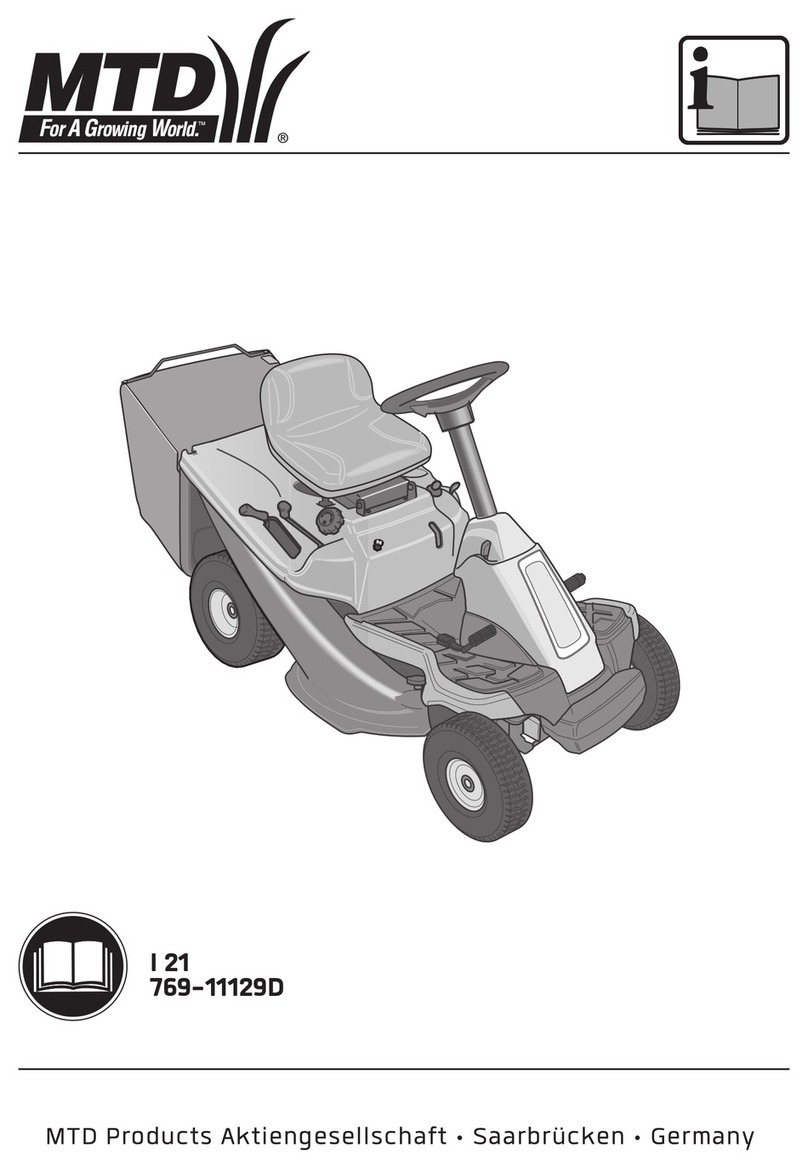 MTD 13B721SD600 manual