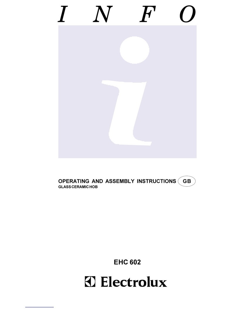 Electrolux EHC 602 Assembly instructions