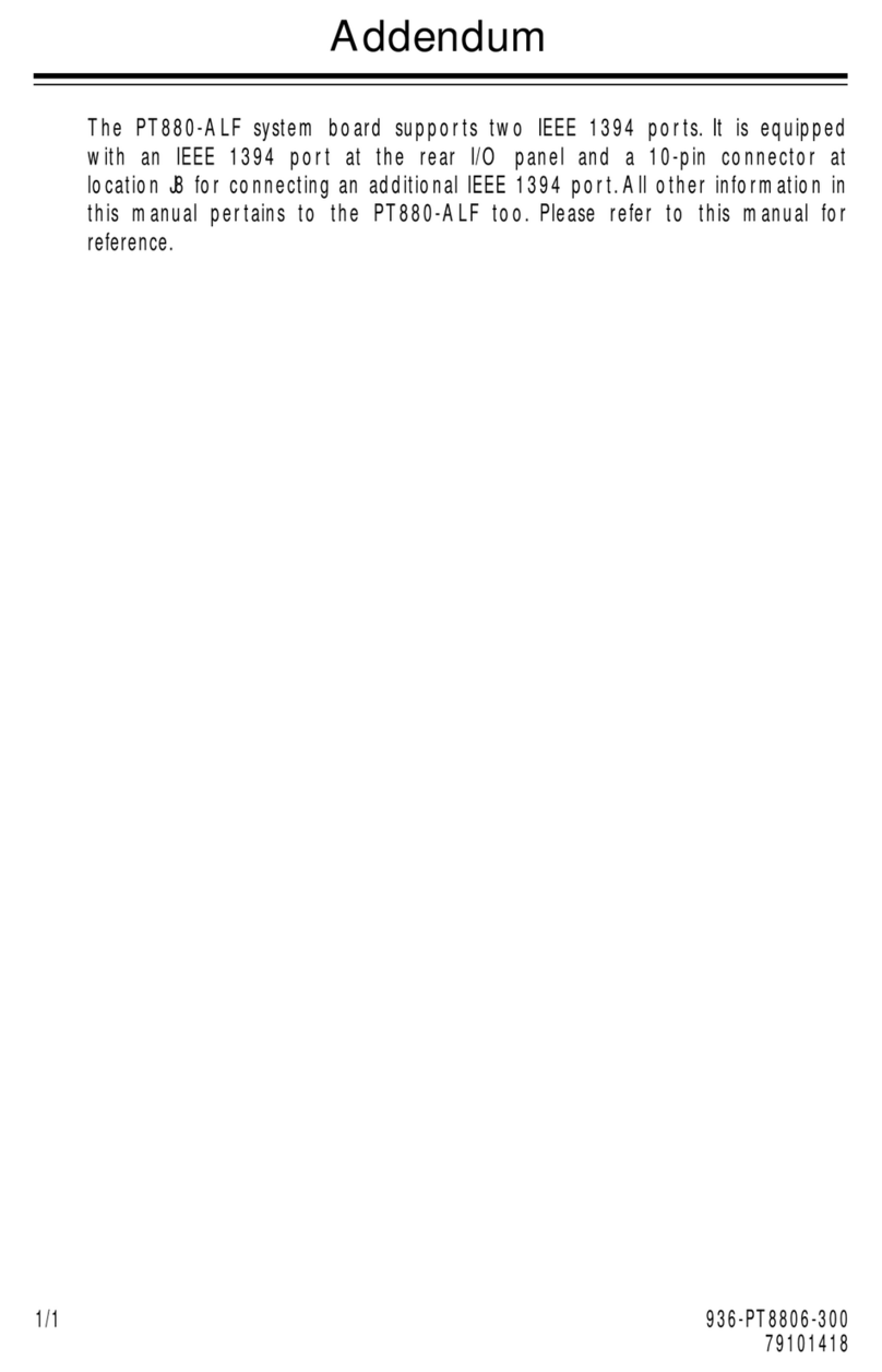 DFI PT880-ALF user manual