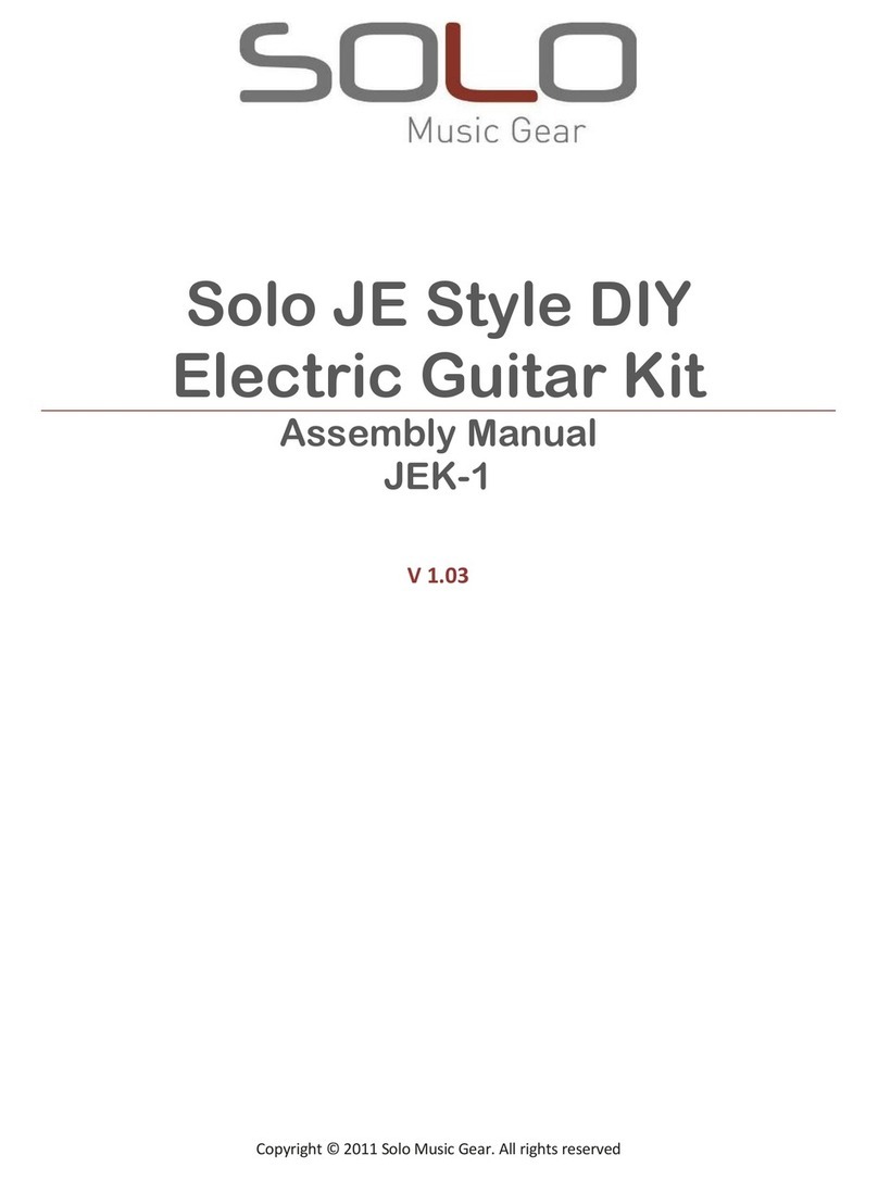 Solo Music Gear JEK-1 Assembly manual