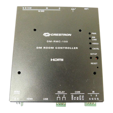 Crestron DigitalMedia DM-RMC-100-1 How to use