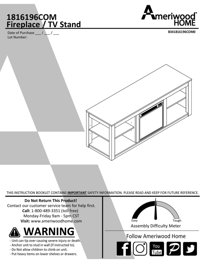 Ameriwood HOME 1816196COM manual