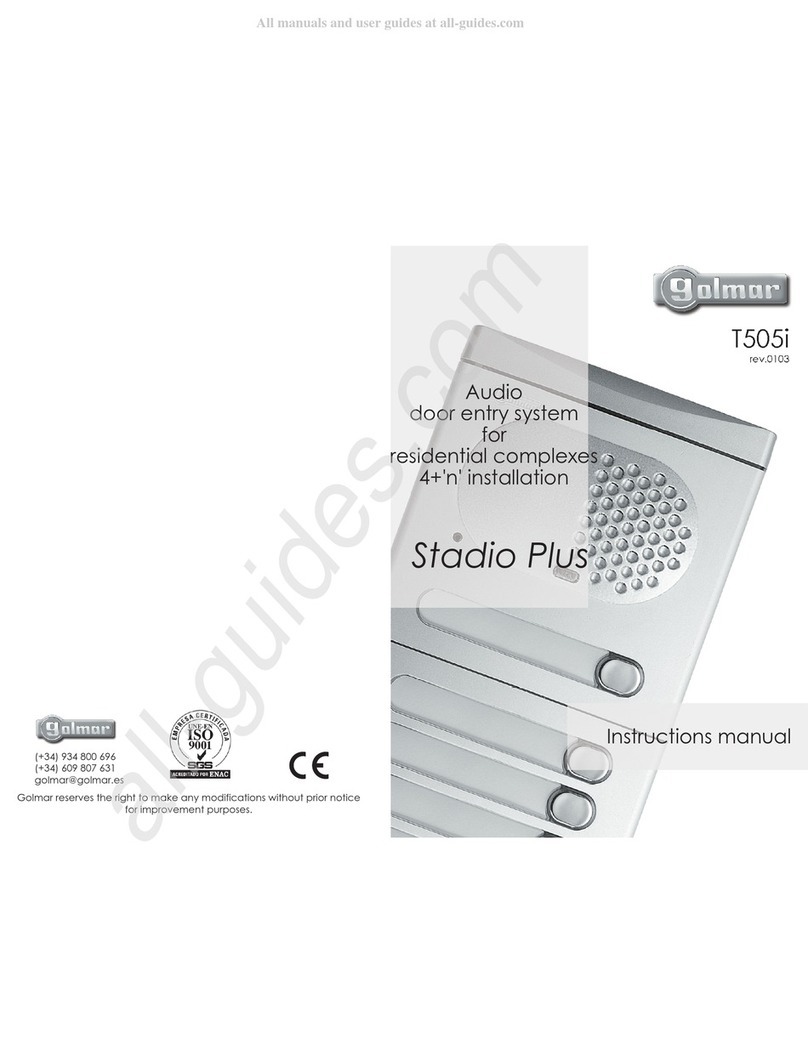 golmar Stadio Plus T150i instruction manual