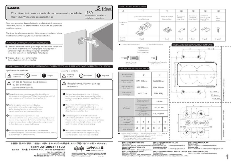 Lamp Lapcon J160 User manual