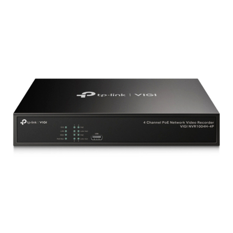 TP-Link VIGI NVR1004H-4P Quick installation guide