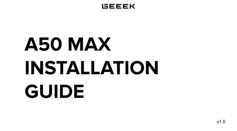 Geeek A50 MAX User manual