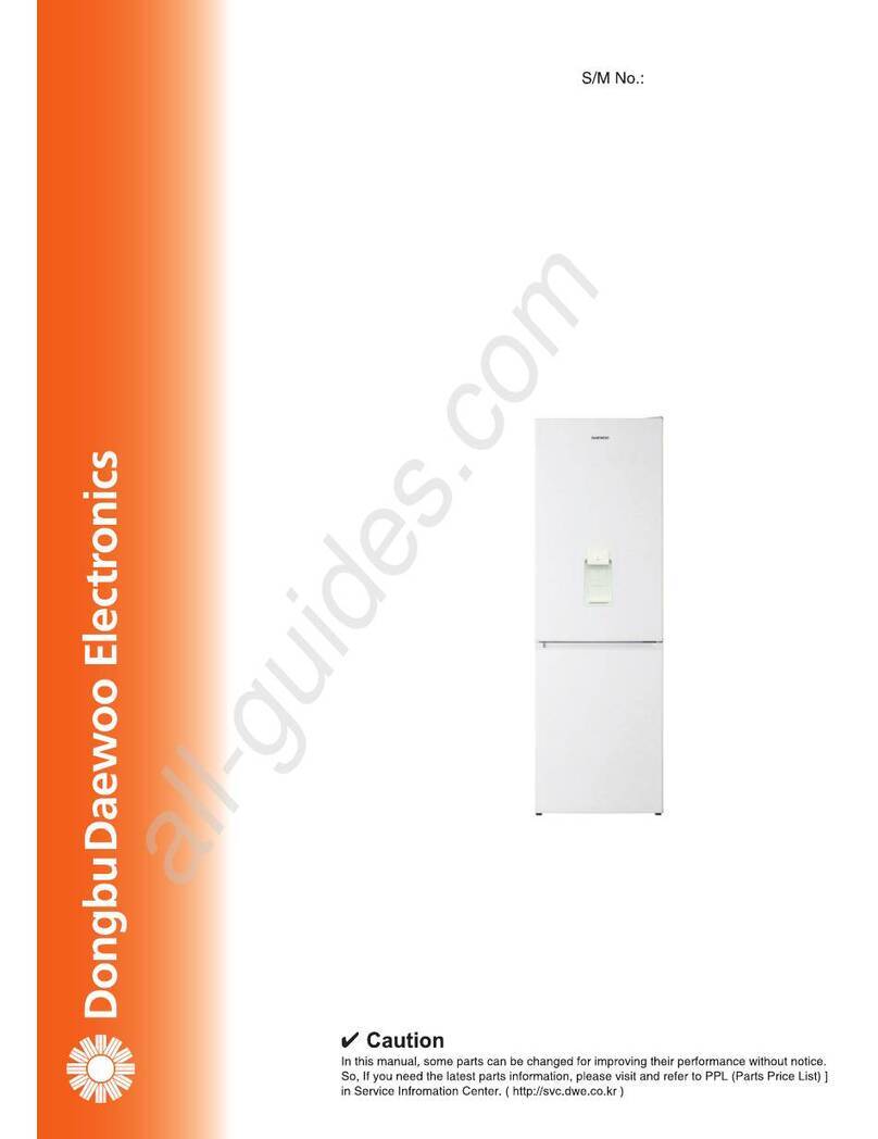 DONGBU DAEWOO ELECTRONICS FRP-301D Series Service manual