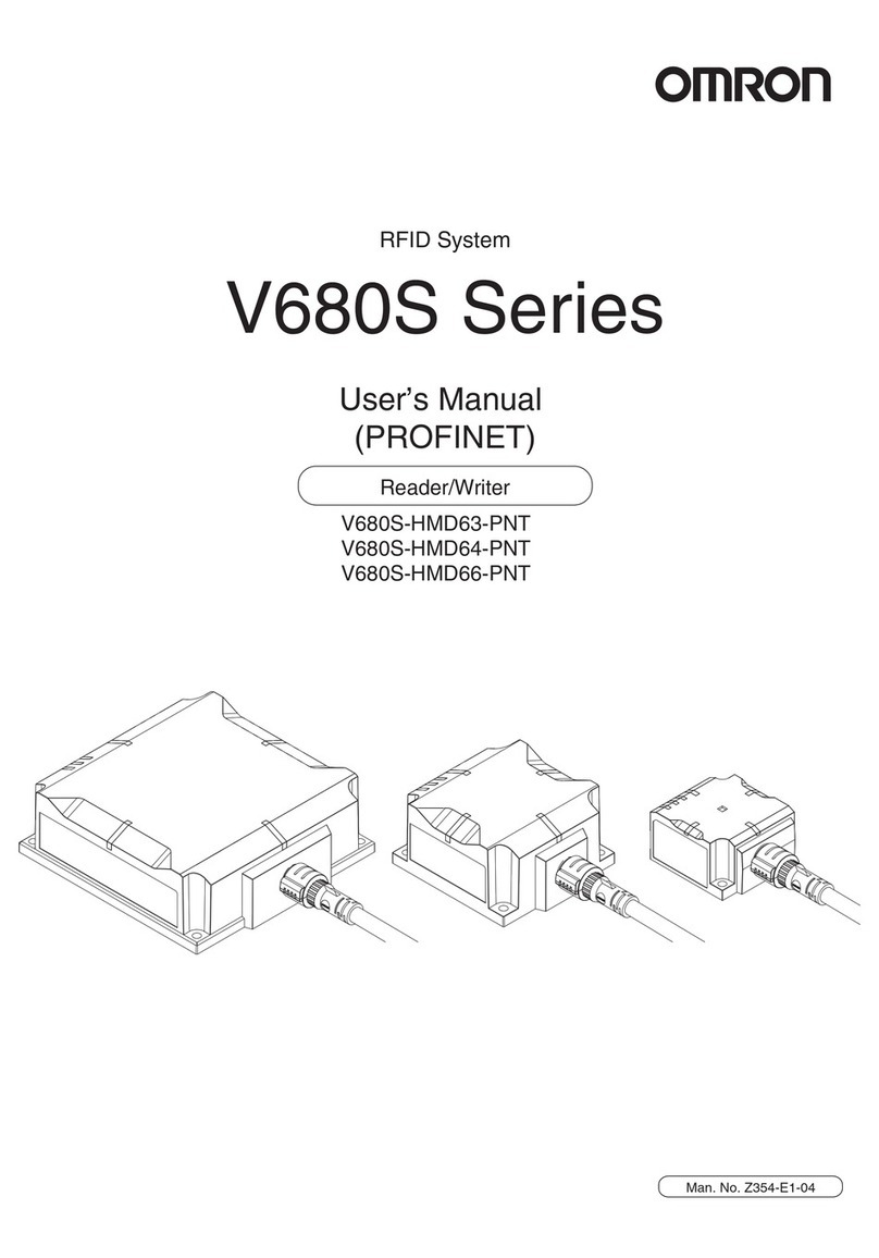 Omron V680S Series User manual