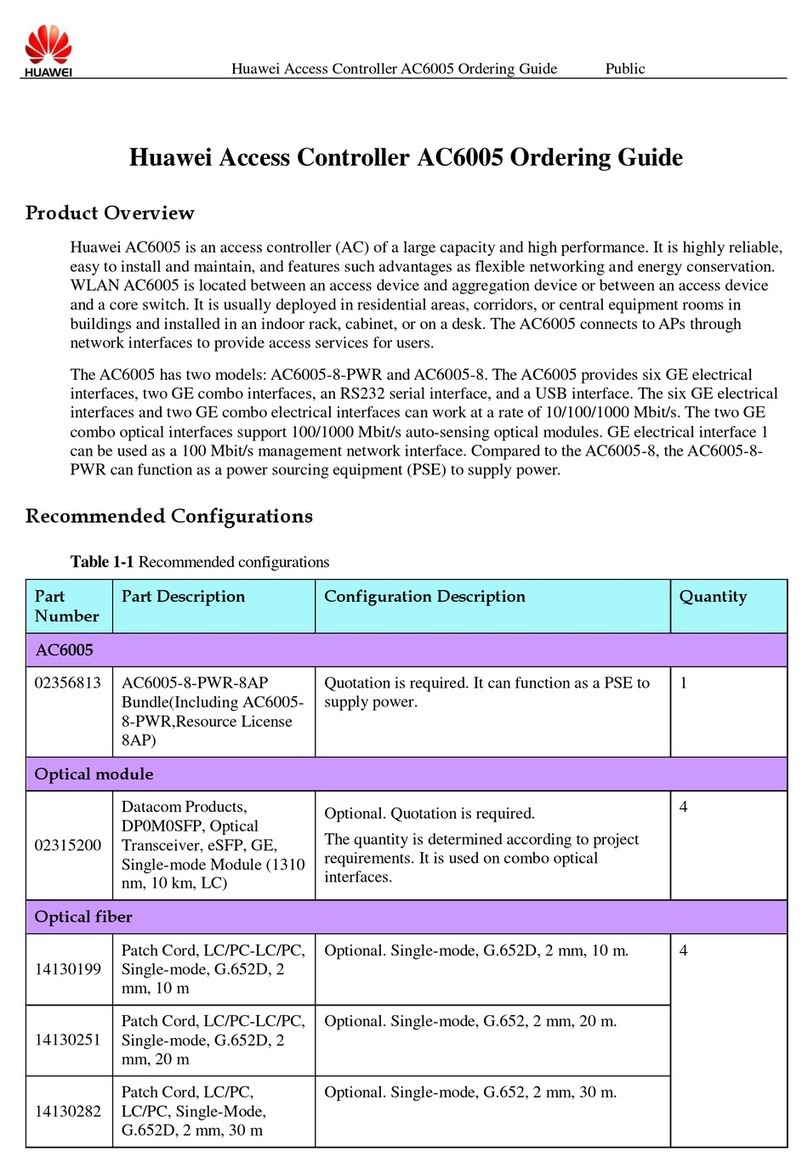Huawei AC6005 Ordering guide