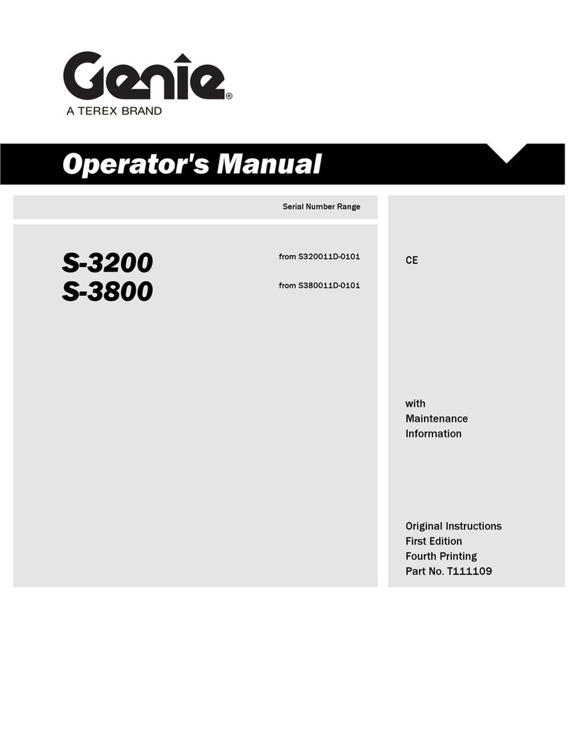 Terex Genie S-3200 User manual Terex Genie S-3200 User manual