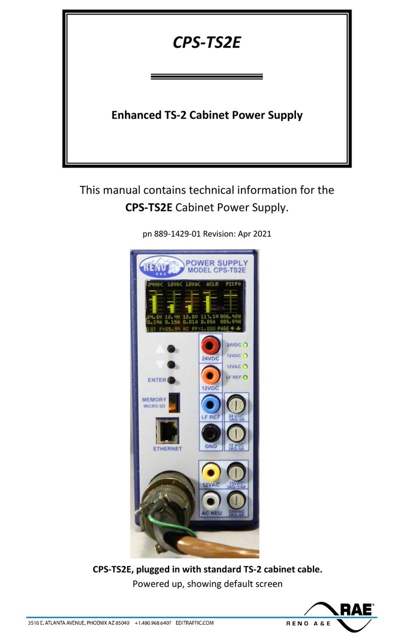 Reno A&E RAE CPS-TS2E manual