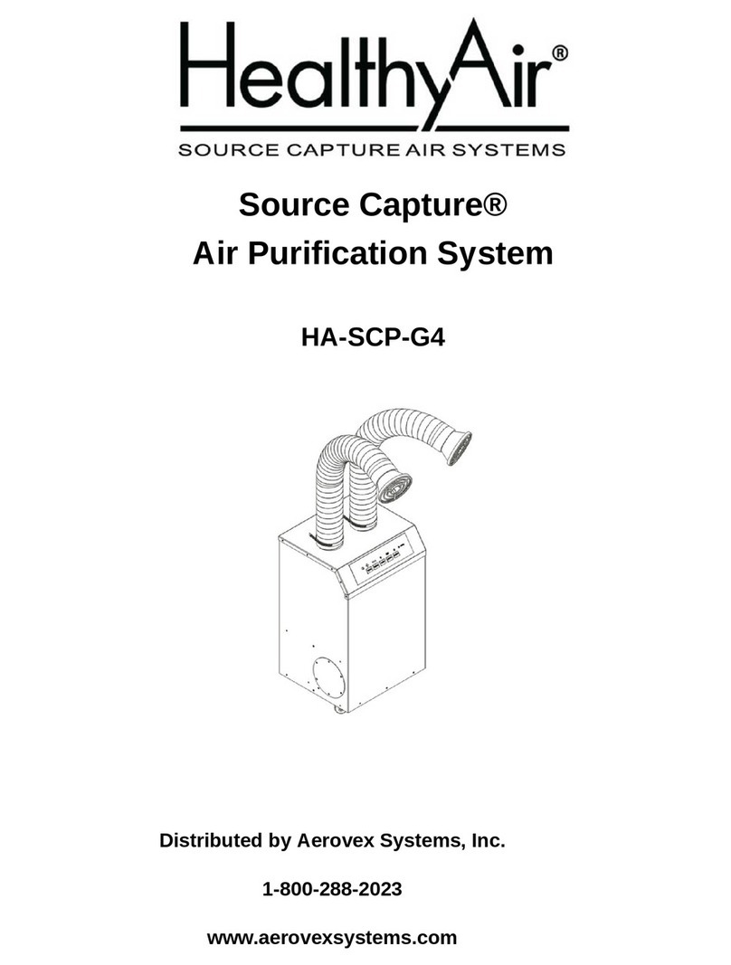 HealthyAir Source Capture HA-SCP-G4-W User manual