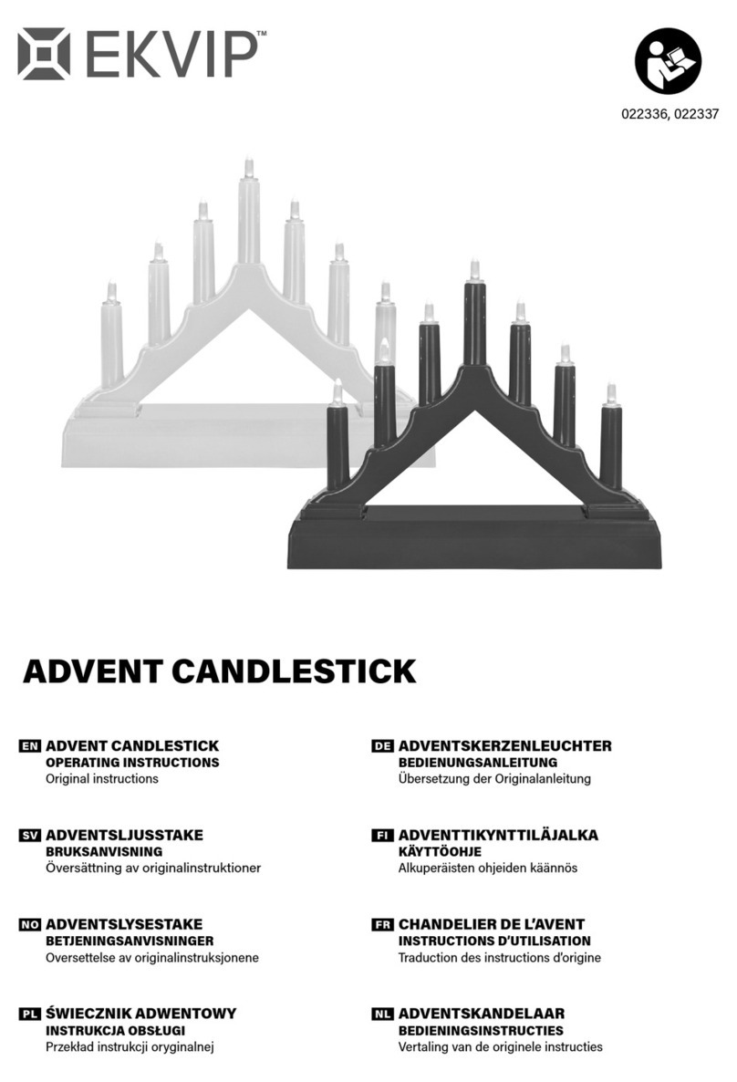EKVIP ADVENT operating instructions