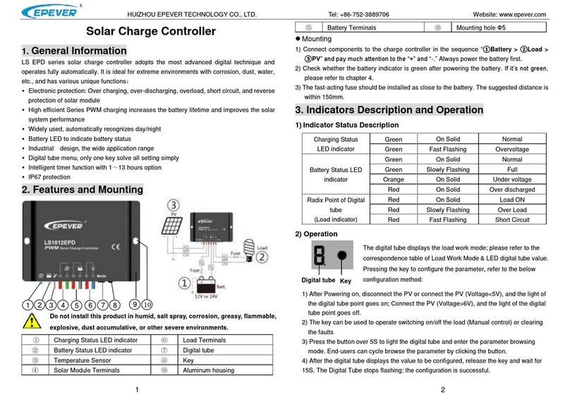 Epever LS EPD Series quick start guide