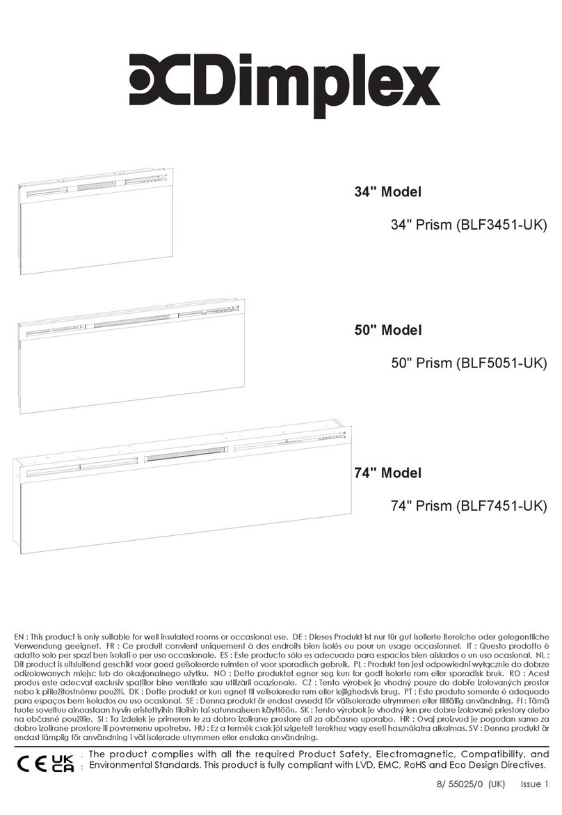 Dimplex PRISM 34 User manual