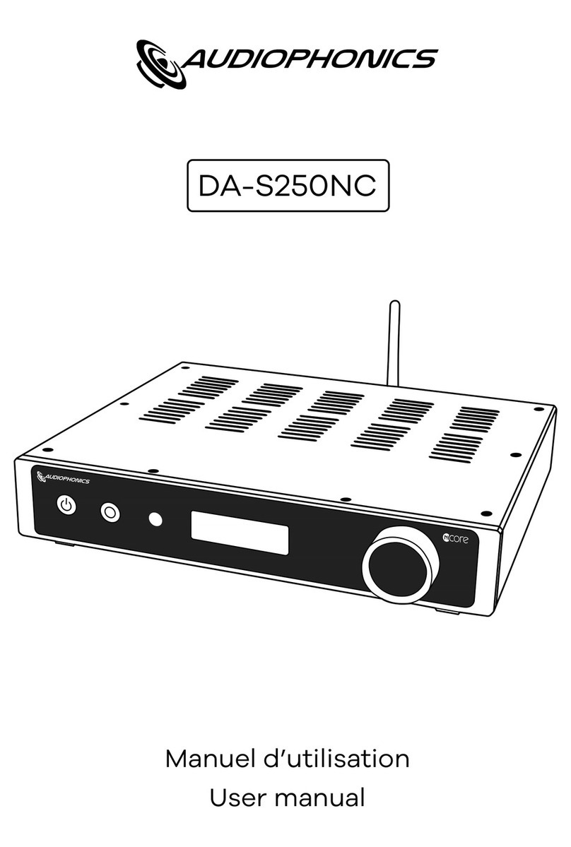 Audiophonics DA-S250NC user manual