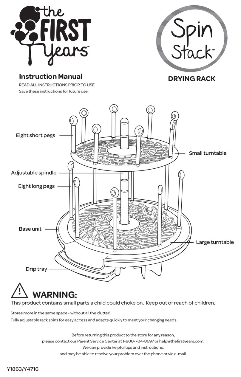 The First Years Spin Stack Y1863 User manual