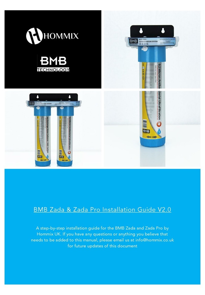 BMB Technology HOMMIX Zada installation guide BMB Technology HOMMIX Zada installation guide