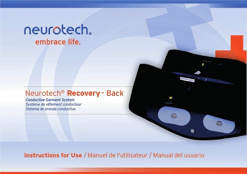 Neurotech Recovery - Back Instructions for use