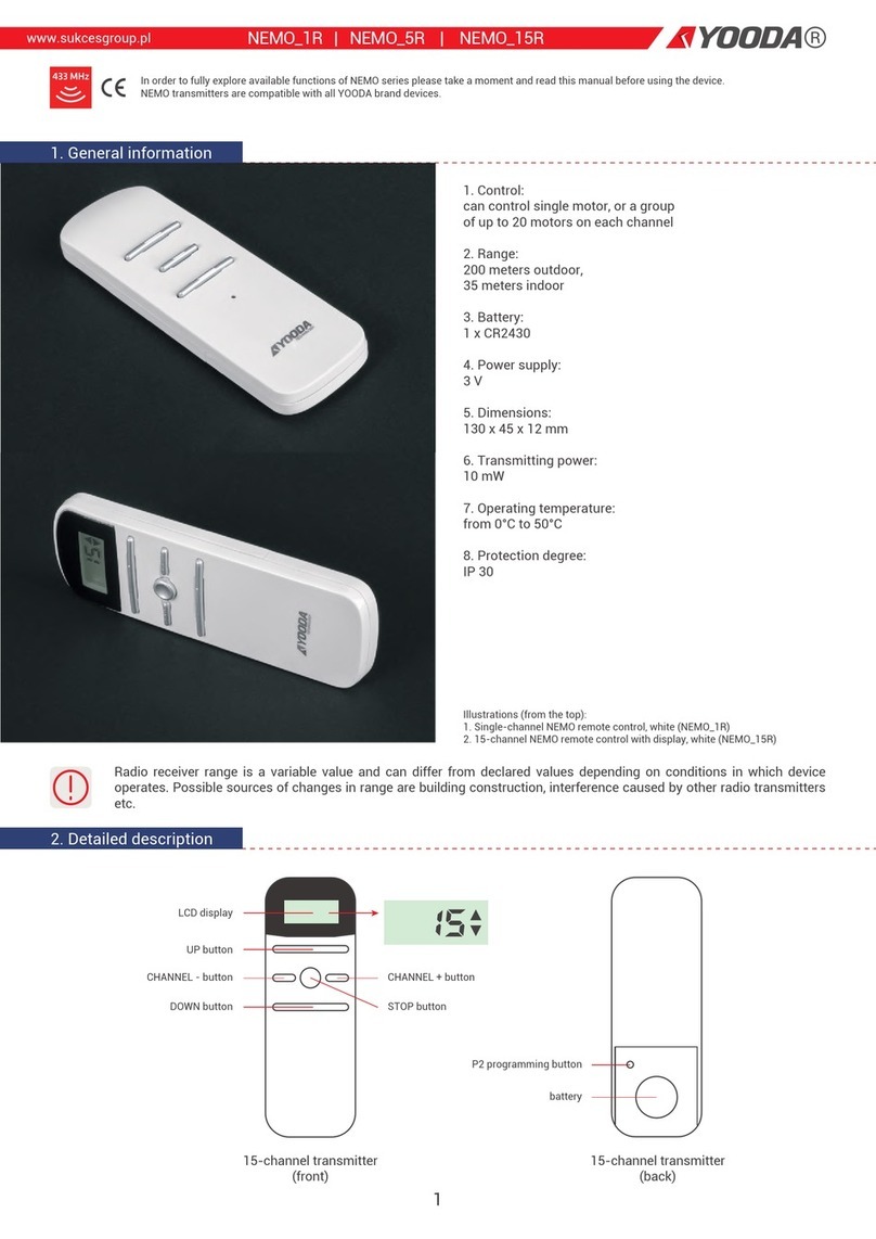 YOODA NEMO 1R quick start guide