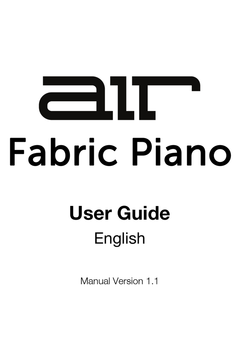 Air Fabric Piano user guide
