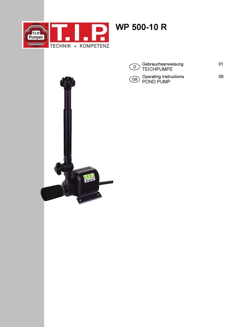 TIP WP 500-10 R operating instructions