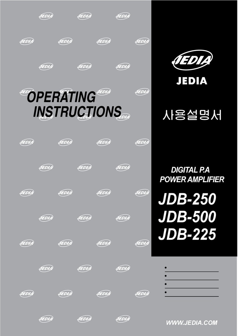 Jedia JDB-250 User manual