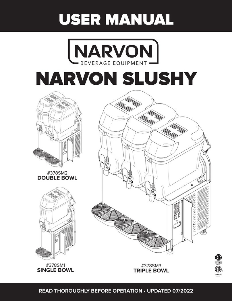 Narvon SLUSHY 378SM2 user manual