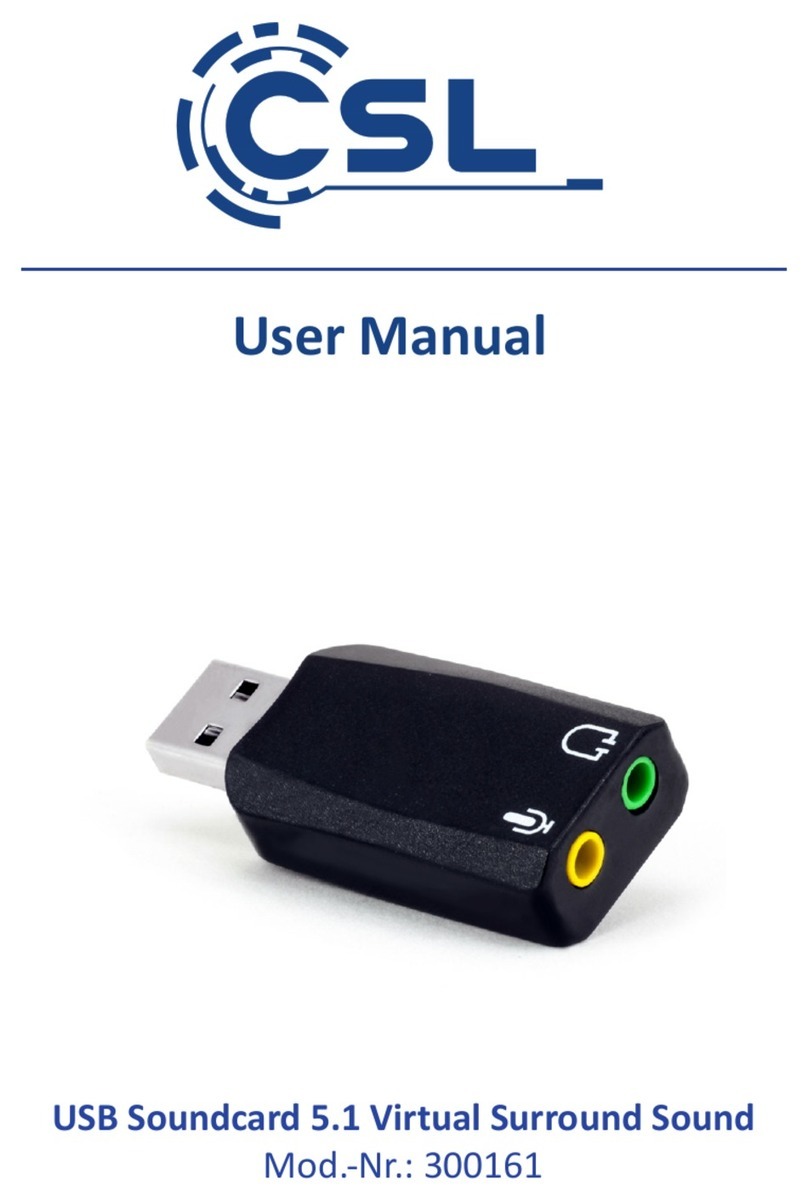 CSL 300161 user manual