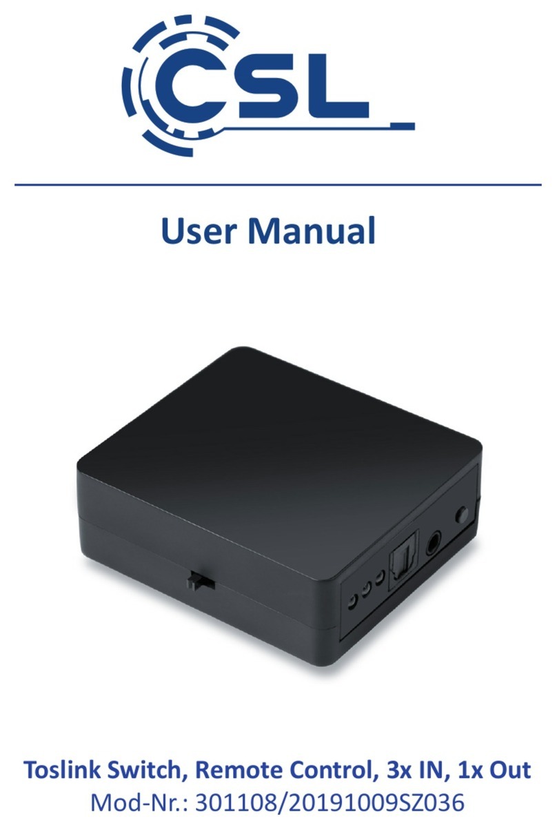 CSL 301108 User manual