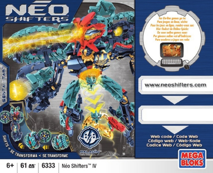 Mega Bloks Neo Shifters IV instructions