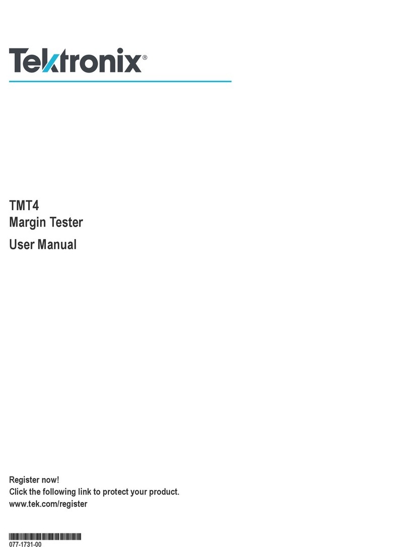 Tektronix TMT4 User manual