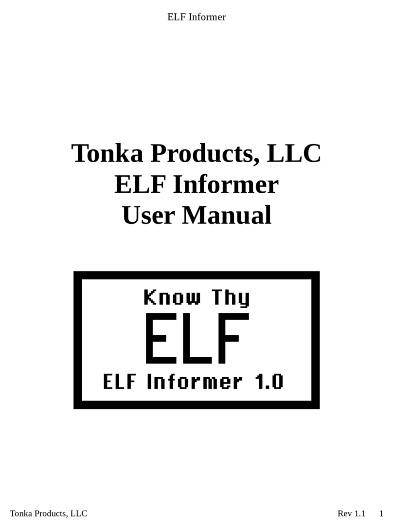 Tonka ELF Informer user manual