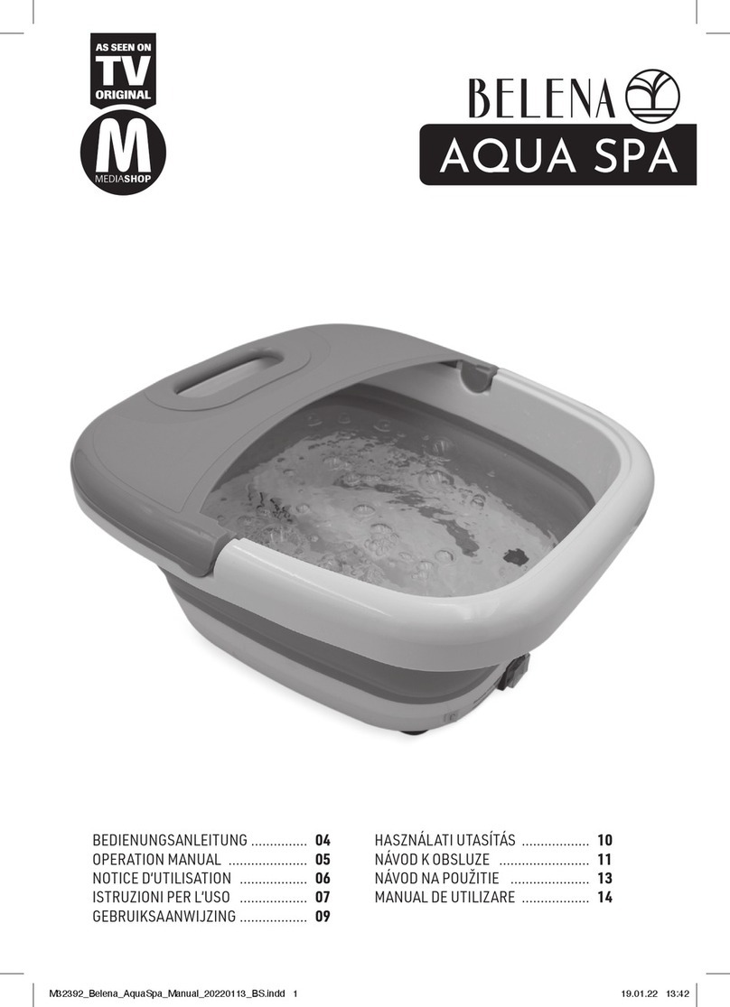 BELENA AQUA SPA SS-611C Operation manual