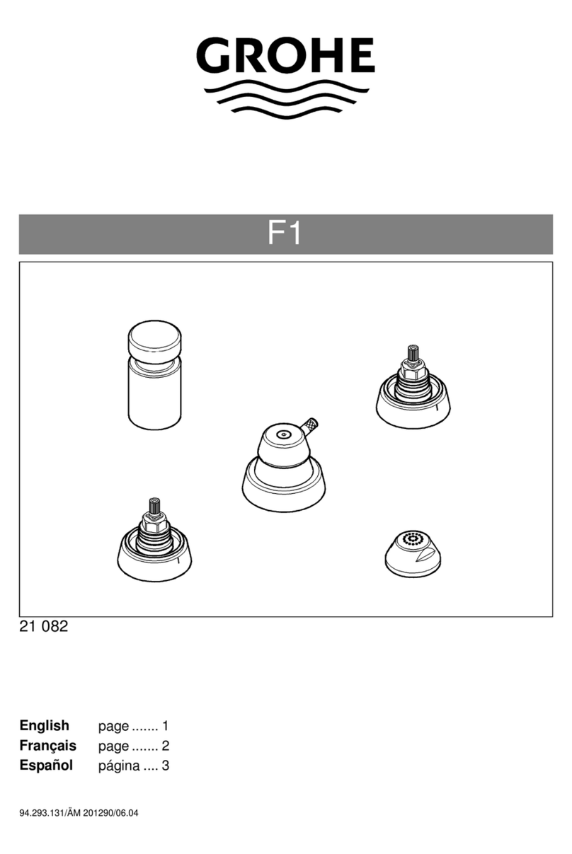Grohe F1 21 082 installation instructions