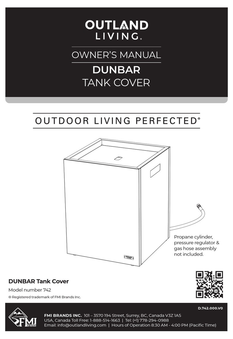 Outland Living 742 owner's manual