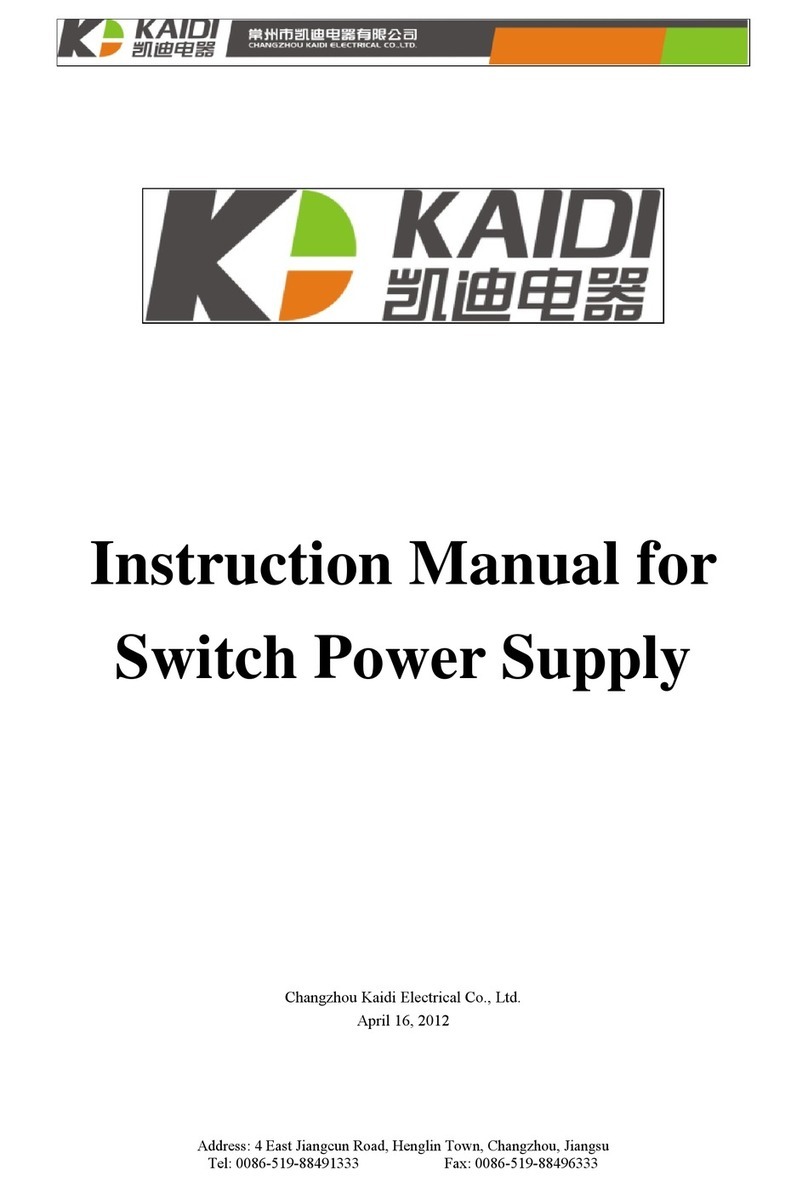 Kaidi KDDY008B User manual