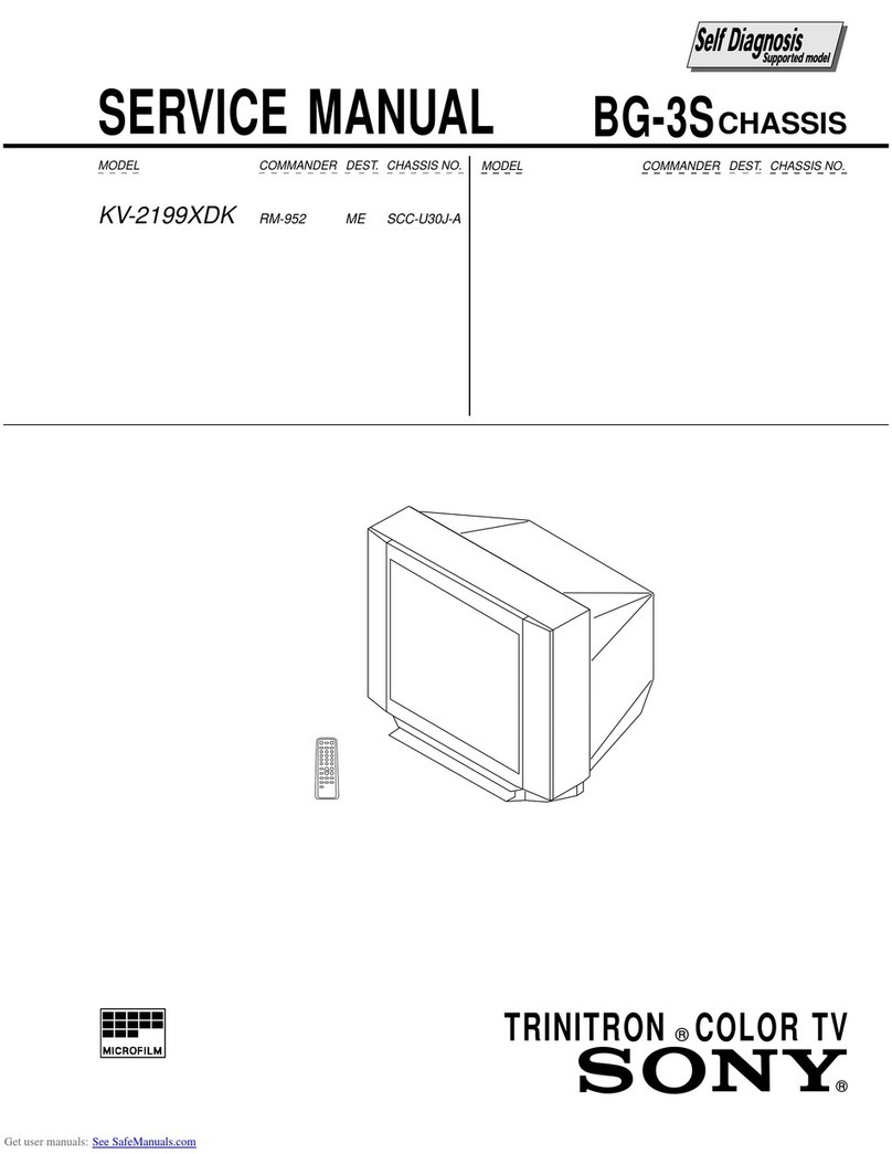 Sony Trinitron KV-2199XDK User manual