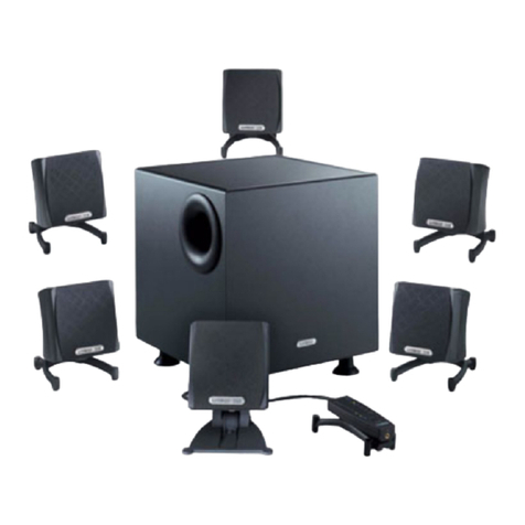 Cambridge Sound Works MegaWorks THX 6.1 650D User manual